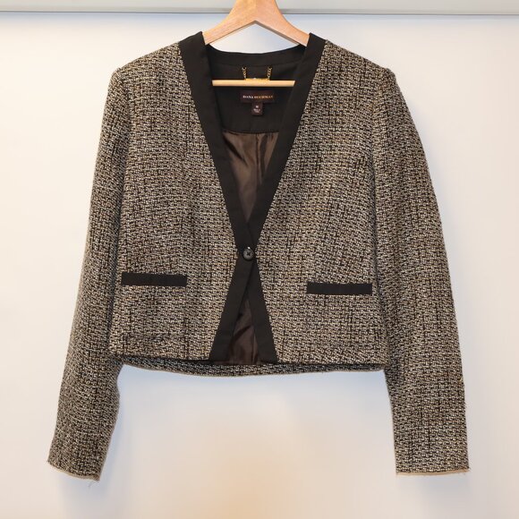 Dana Buchman Jacket One Button Front Sophisticated Jacket Women Size M - Picture 14 of 16